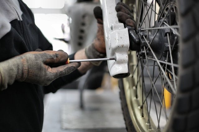 Replacing A Motorcycle Tire